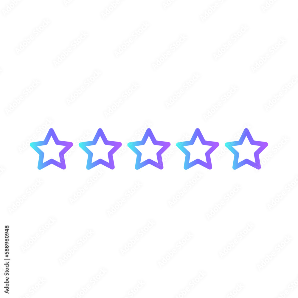Rating business people icon with purple blue outline style. job, business, employee, concept, people, hr, recruitment. Vector Illustration Rating business people icon with purple blue outline style. job, business, employee, concept, people, hr, recruitment. Vector Illustration