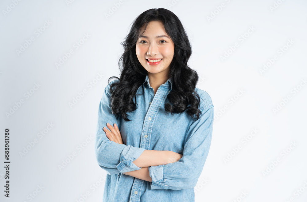 beautiful asian girl image on white background beautiful asian girl image on white background