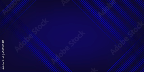 abstract background with blue lines on copy space.
