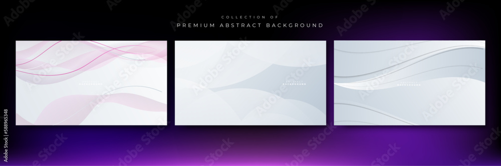 Abstract geometric shapes vector technology background, for design brochure, website, flyer. Geometric 3d shapes wallpaper for poster, certificate, presentation, landing page white