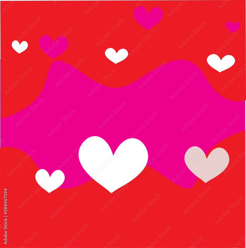 Background red love purple and white.For design banner,etc.