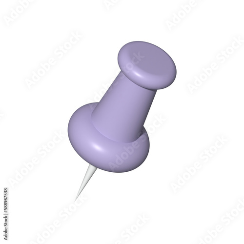 Push pin 3D