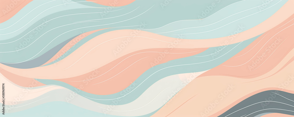 abstract pastel color background for graphic and web design, business presentation, marketing, illustration for natural and organic products, beauty, fashion, cosmetics, wellness 