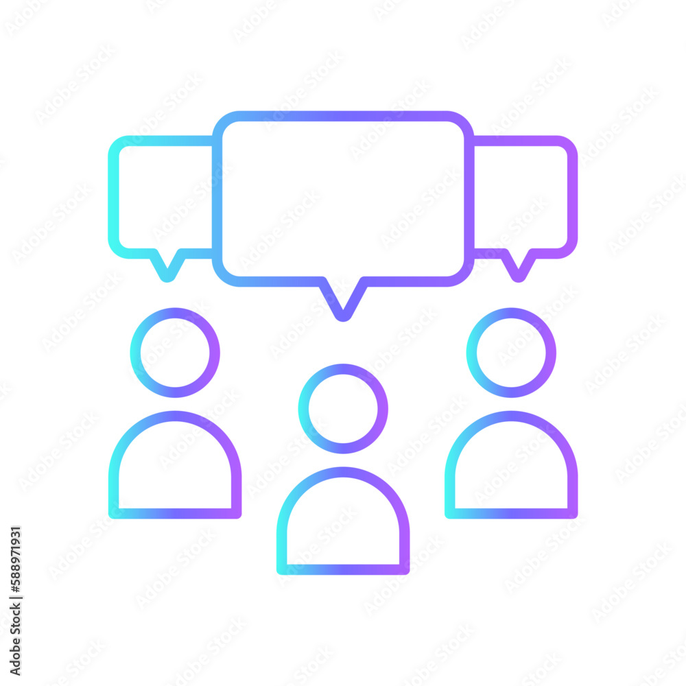 Feedback feedback icons with purple blue outline style. feedback, answer, survey, opinion, concept, support, customer. Vector illustration Feedback feedback icons with purple blue outline style. feedback, answer, survey, opinion, concept, support, customer. Vector illustration