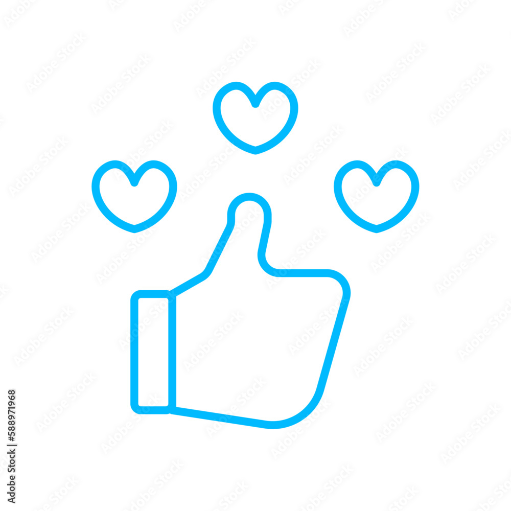 Review Icons with blue outline style. feedback, business, review, customer, opinion, satisfaction, positive. Vector illustration Review Icons with blue outline style. feedback, business, review, customer, opinion, satisfaction, positive. Vector illustration