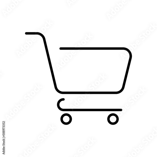 Shopping chart e-commerce icons collection with black outline style. online, store, technology, business, buy, internet, e-commerce. Vector Illustration