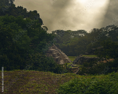 Palenque Chiapas piramide