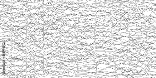 abstract wave texture white background vector lines