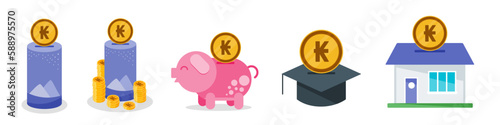 Saving Lao Kip Money Set