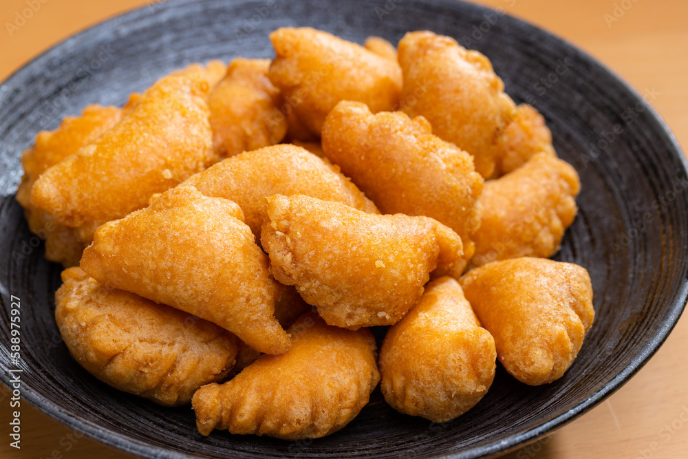 Crispy peanut puff for traditional Lunar new year Crispy peanut puff for traditional Lunar new year