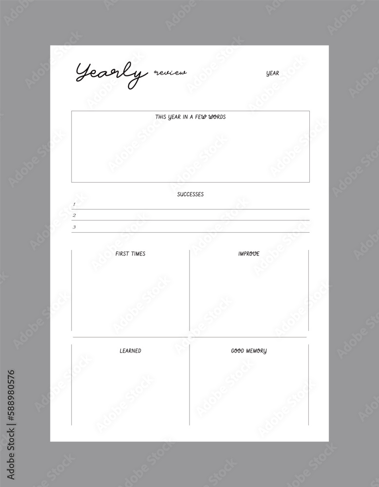 Yearly Planner. Simple and easy to plan your day. Yearly Planner. Simple and easy to plan your day.