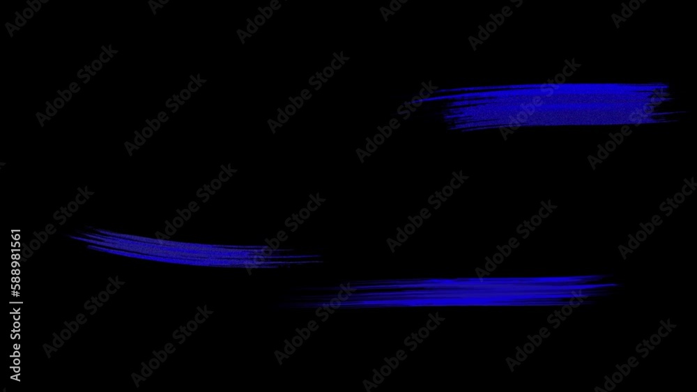 ink paint brush stroke in dark blue color on black background. background for text ink paint brush stroke in dark blue color on black background. background for text