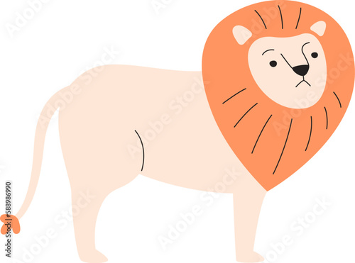 Staying Lion Animal