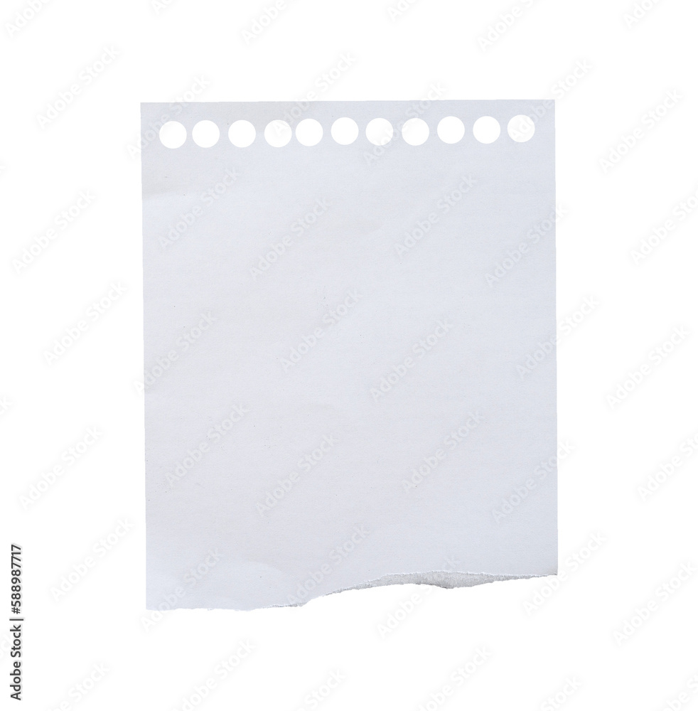 Blank white paper sheet for template Blank white paper sheet for template