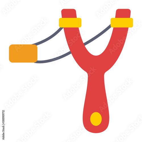 Slingshot Flat Icon