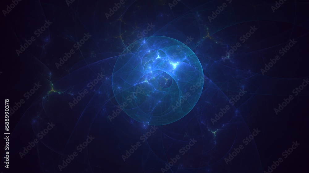 3D rendering abstract round light background 3D rendering abstract round light background