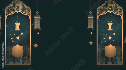 Wallpaper Mural  ramadan kareem background banner vector set with luxury ornament ramadan eid mubarak background  Torontodigital.ca