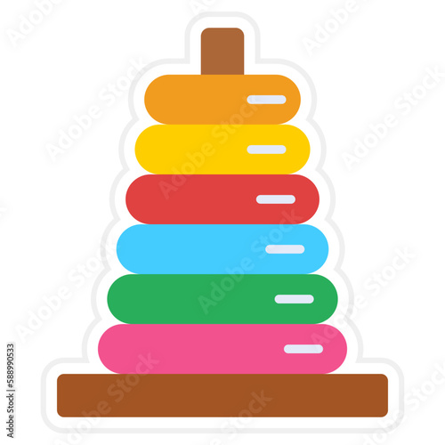 Stacker Sticker Icon