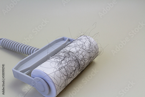 Hair fall in dust collector hair removal roller Cleaning roller.