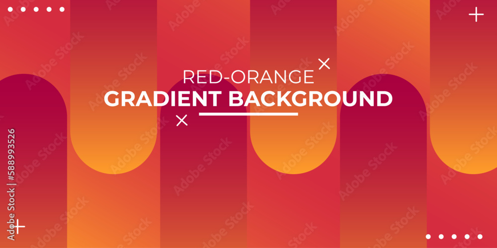Fototapeta premium Red Gradient new background