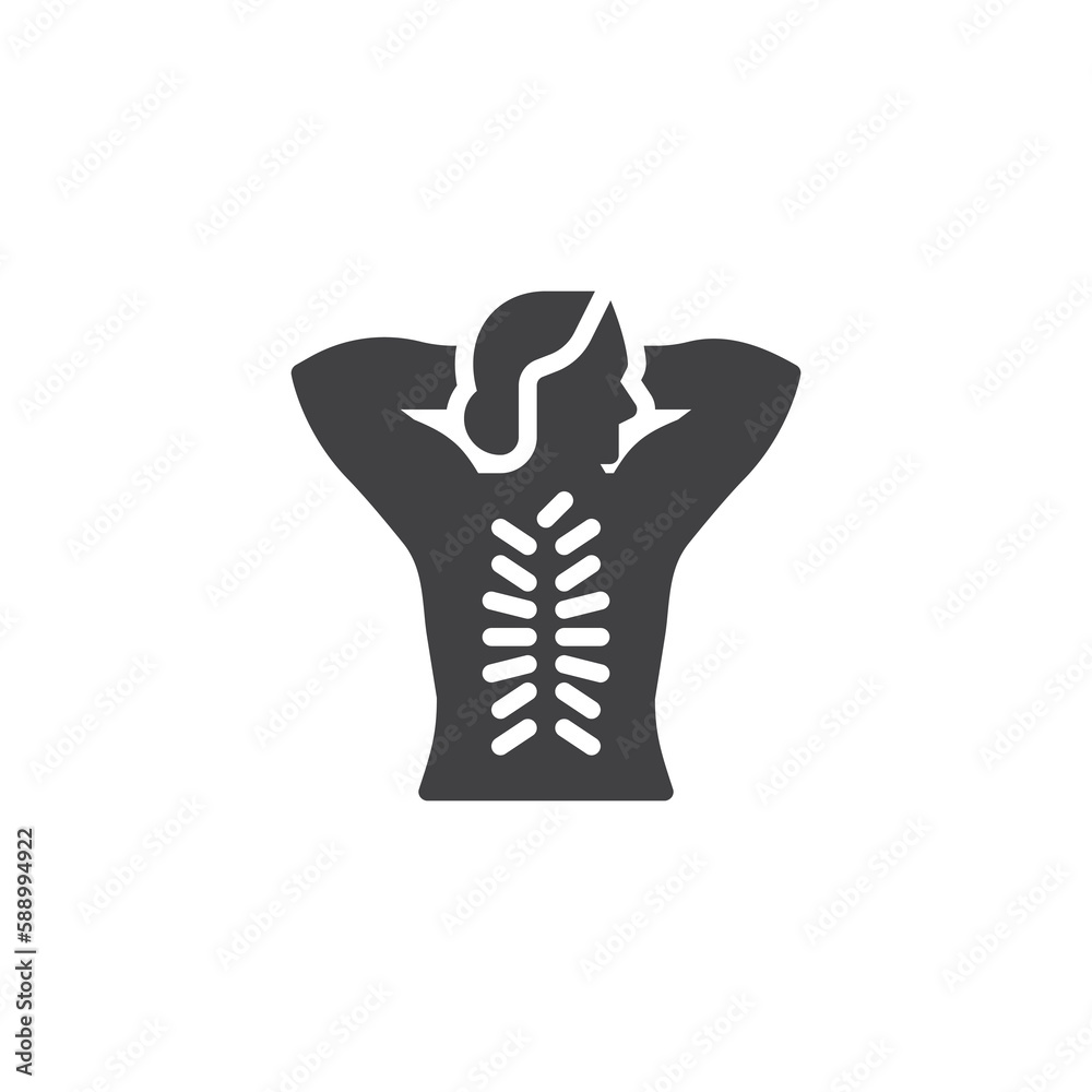 Acupuncture therapy vector icon