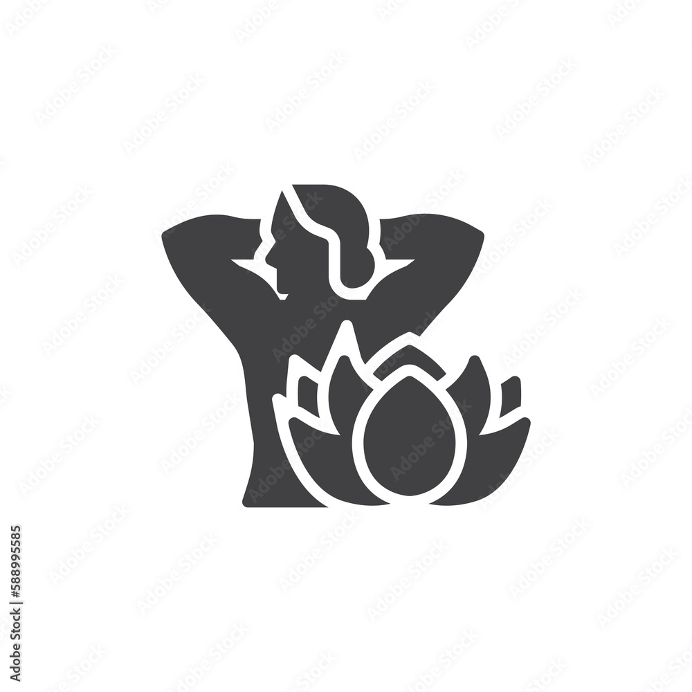 Obraz premium Spa treatment vector icon