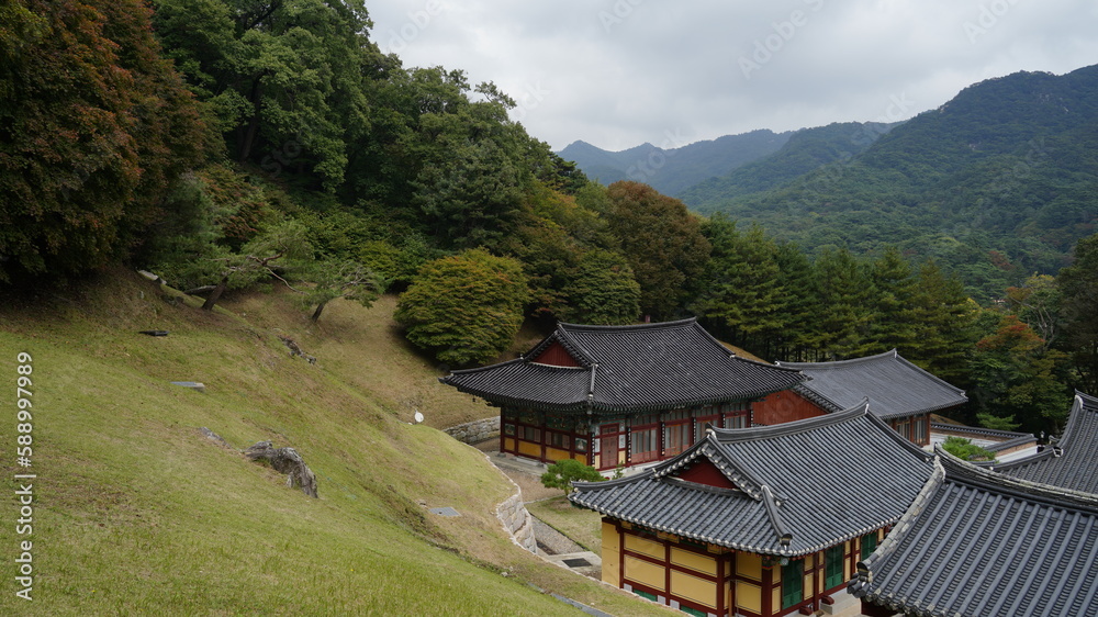 Beautiful scenery of Haeinsa Temple in Korea
