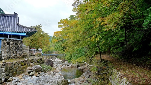 Beautiful Korean traditional temple