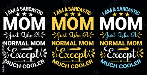 Mother's Day typography creative unique best t shirt design