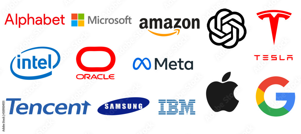 World s Top Tech Companies Logo Collection High Resolution Coloured 
