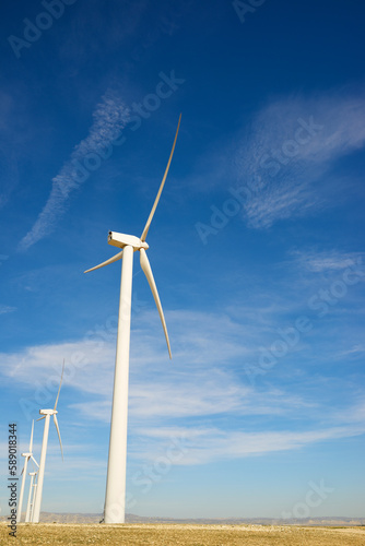 Wind turbine generators for green electricity production © WINDCOLORS