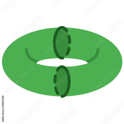 torus flat icon