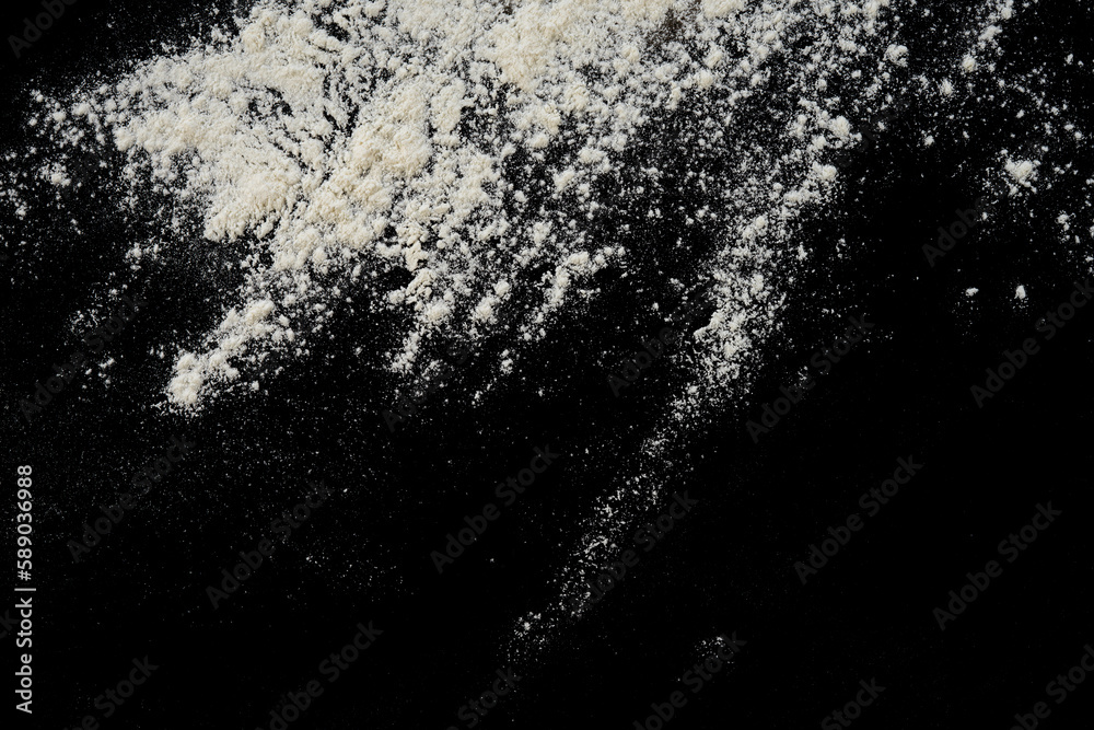 Abstract white powder particle texture