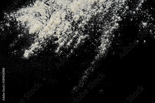 Abstract white powder particle texture
