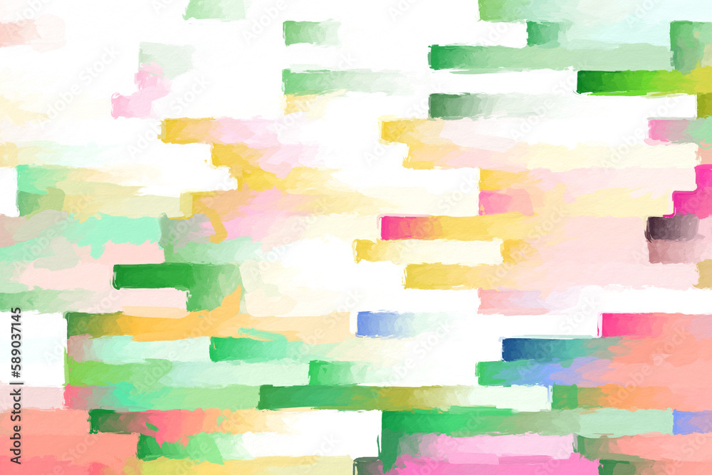 Colorful abstract pattern. The brush stroke graphic abstract. Art nice Color splashes. Background texture wall and have copy space for text. Colorful abstract pattern. The brush stroke graphic abstract. Art nice Color splashes. Background texture wall and have copy space for text.