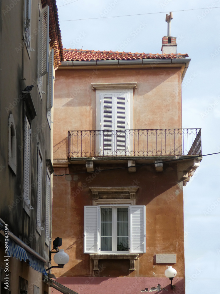 old building facade in the old town of Zadar, Croatia