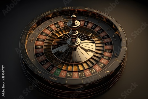 casino wheel of fortune created using AI Generative Technology