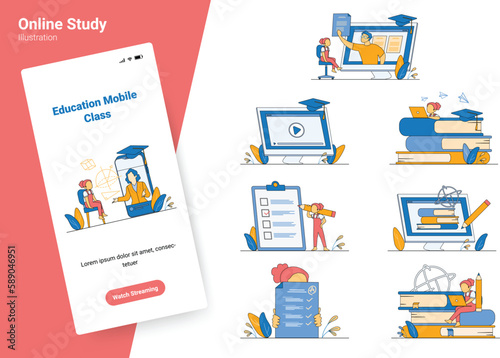 Online Study From Mobile And Web Application