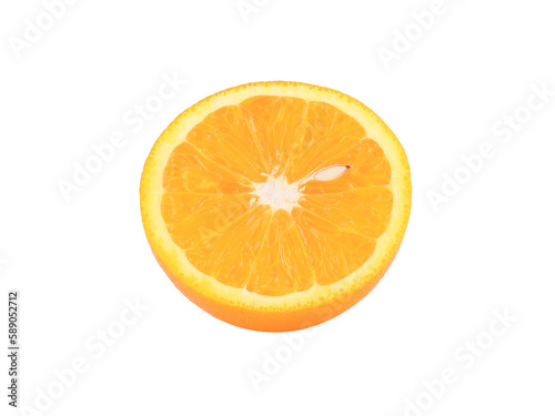 orange yellow fresh fruit isolated on transparent png