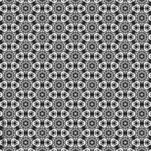 Abstract geometric seamless pattern repeating geometric black and white texture geometric decoration