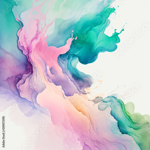 Abstract watercolor colorful background.