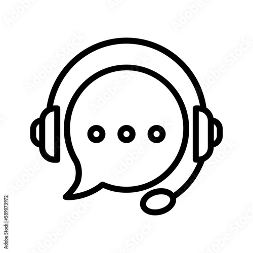 Black line icon for Queries