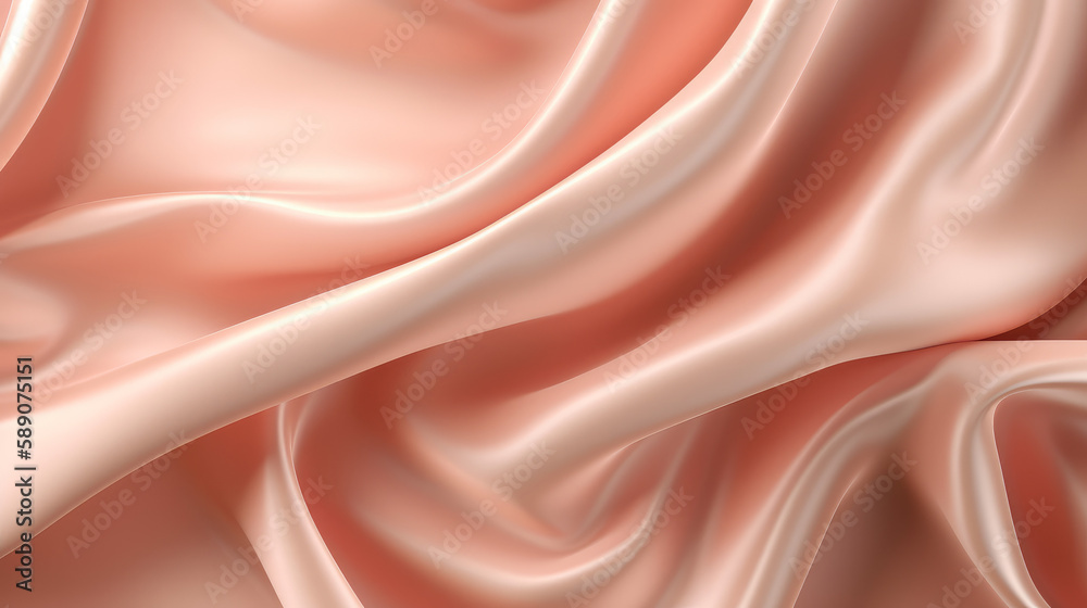 Fototapeta premium Silk satin background, texture of silk satin, generative ai