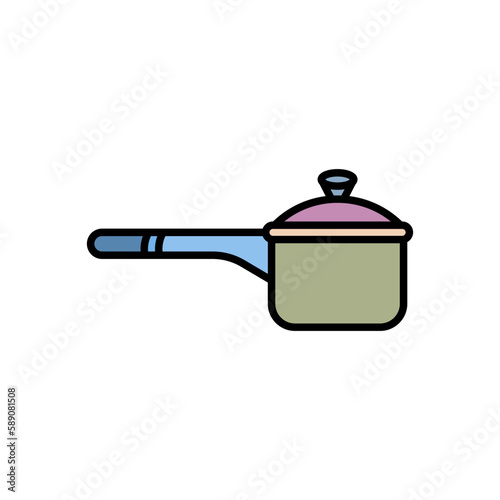 saucepan icon vector design templates