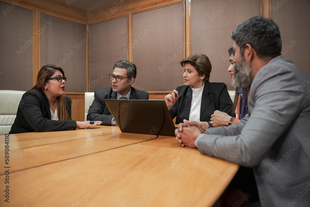 Businesspeople conference and meeting in modern office. Businesspeople conference and meeting in modern office.