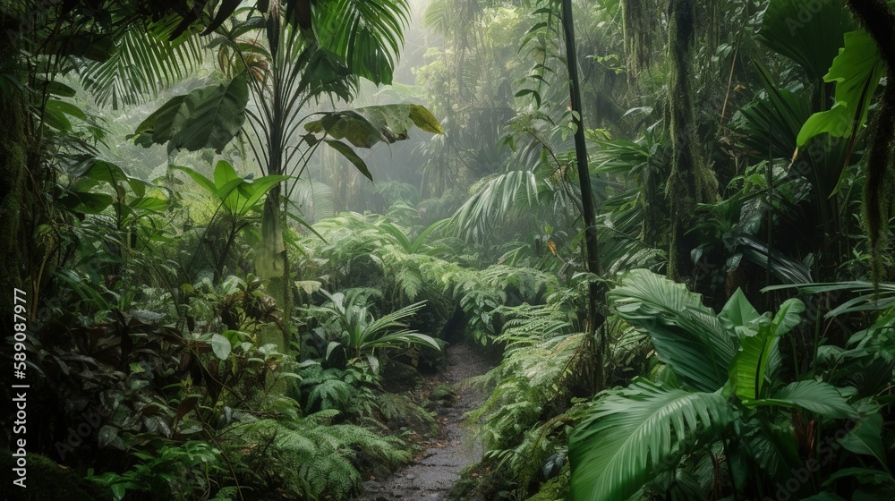 Inside Dense Rainforest Inside Dense Rainforest