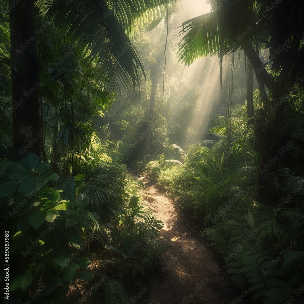 Inside Dense Rainforest Inside Dense Rainforest