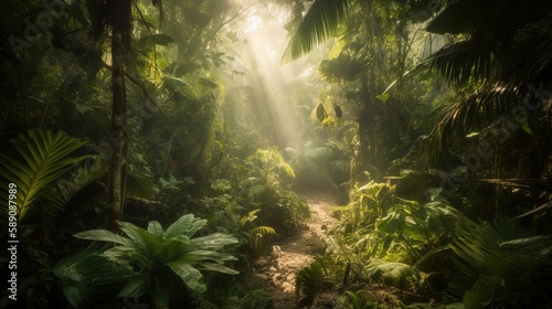 Inside Dense Rainforest  © Arquimedes