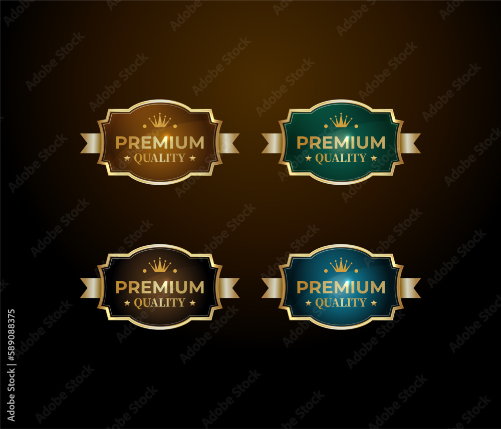 GOLD PREMIUM LABEL DESIGN