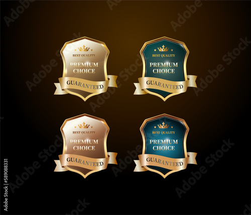 GOLD PREMIUM LABEL DESIGN